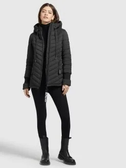 Khujo Winterjassen Winterjas Patt Dames Zwart -Aanbiedingen Khujo Winkel 3fc28cf4138ec253f63eea576f561fab