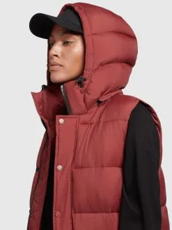 Khujo Bodywarmers Bodywarmer Magneta Dames Roestrood -Aanbiedingen Khujo Winkel 4293d39cd3f5d2cccd32bef27e2ac903