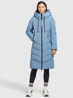 Khujo Wintermantels Wintermantel Ayleena Dames Lichtblauw -Aanbiedingen Khujo Winkel 42bdcac3940156ad6170ce26777d48a3