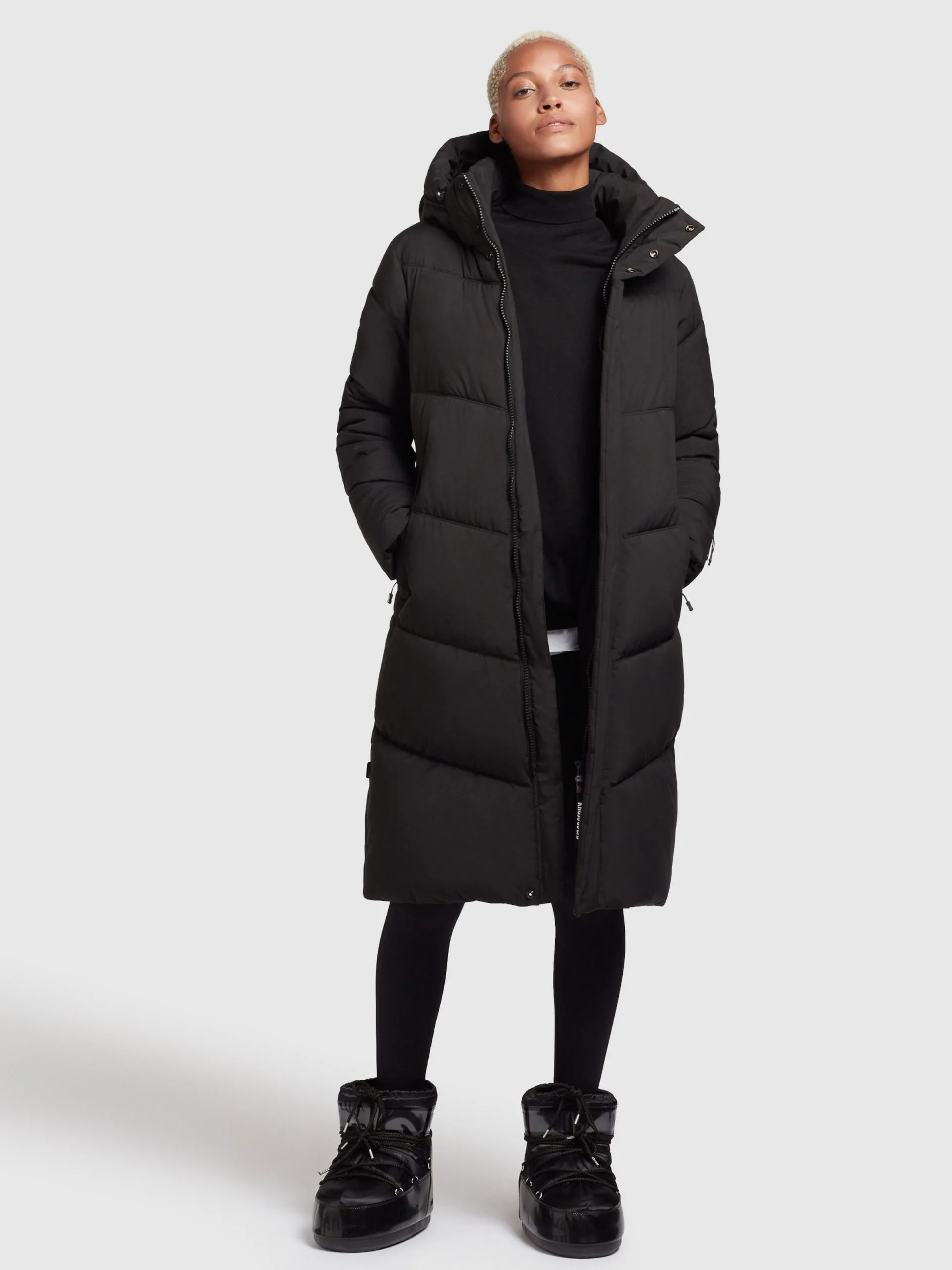 Khujo Wintermantels Wintermantel Torino2 Dames Zwart 6 Khujo Wintermantels Wintermantel Torino2 Dames Zwart - Afbeelding 6