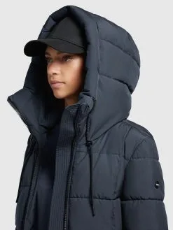 Khujo Wintermantels Wintermantel Deria Dames Donkerblauw -Aanbiedingen Khujo Winkel 467b2fbe2710d02bf612e83b390e8e57