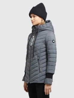 Khujo Winterjassen Winterjas Patt Dames Grijs -Aanbiedingen Khujo Winkel 477b3d79e78ec8cfb98b5fbfaeb58a75