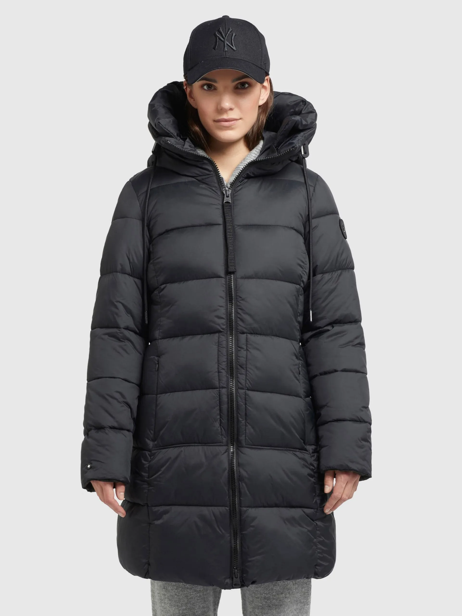 Khujo Wintermantels Wintermantel TUULA Dames Zwart 2 Khujo Wintermantels Wintermantel TUULA Dames Zwart - Afbeelding 2