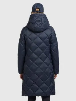 Khujo Wintermantels Wintermantel LENNJA Dames Marine -Aanbiedingen Khujo Winkel 4c065a31f56e6cfdbe92be30f3c5cee4