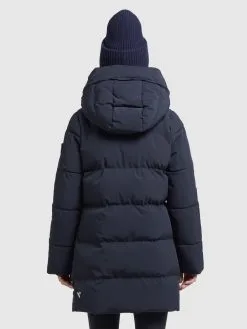 Khujo Korte Mantels Wintermantel Wente Dames Donkerblauw -Aanbiedingen Khujo Winkel 4c9a673a85ecd7f4c0c0d42ece14b9a6