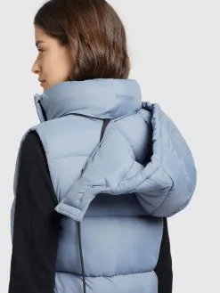 Khujo Bodywarmers Bodywarmer Eden Dames Lichtblauw -Aanbiedingen Khujo Winkel 4d4f133dc85354adb67f09cde604279b