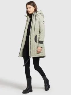 Khujo Tussenmantels Tussenmantel Jerry Dames Mintgroen -Aanbiedingen Khujo Winkel 4f568d6a8fb16f74956dda975b79a048