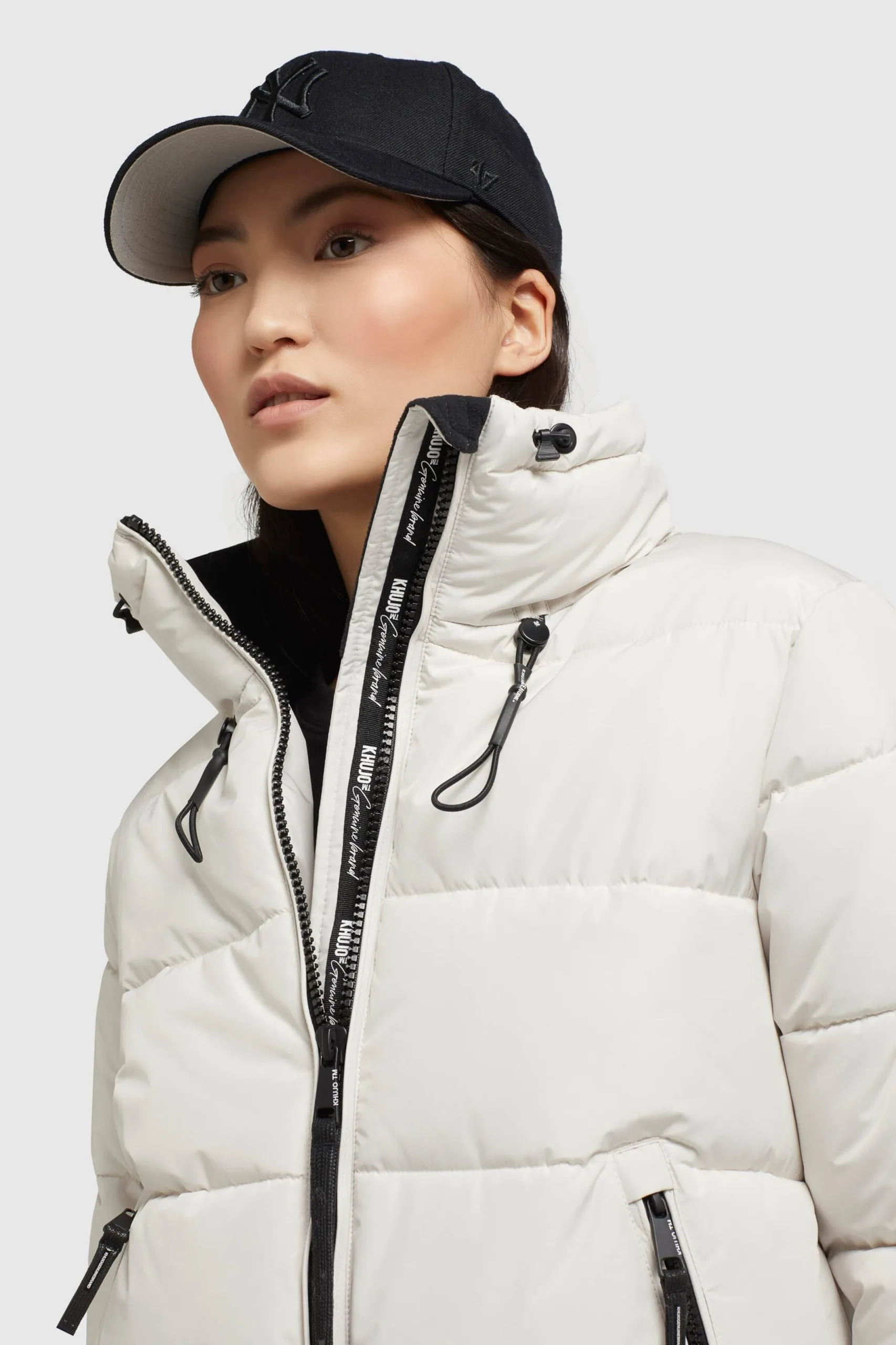 Khujo Winterjassen Winterjas Tuba Dames Offwhite 7 Khujo Winterjassen Winterjas Tuba Dames Offwhite - Afbeelding 7