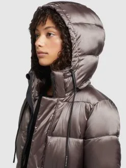 Khujo Wintermantels Wintermantel Julina Dames Taupe -Aanbiedingen Khujo Winkel 50fa37dd08015491545046b23821dad7