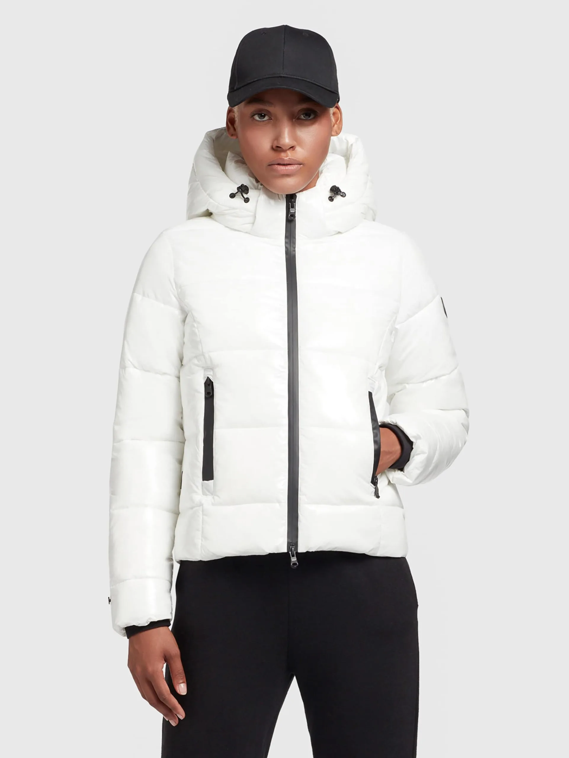 Khujo Winterjassen Winterjas Fala Dames Wit 2 Khujo Winterjassen Winterjas Fala Dames Wit - Afbeelding 2