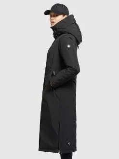 Khujo Wintermantels Wintermantel ABELLA Dames Zwart -Aanbiedingen Khujo Winkel 52f994daf432f0279bc0ecd80dd4487b