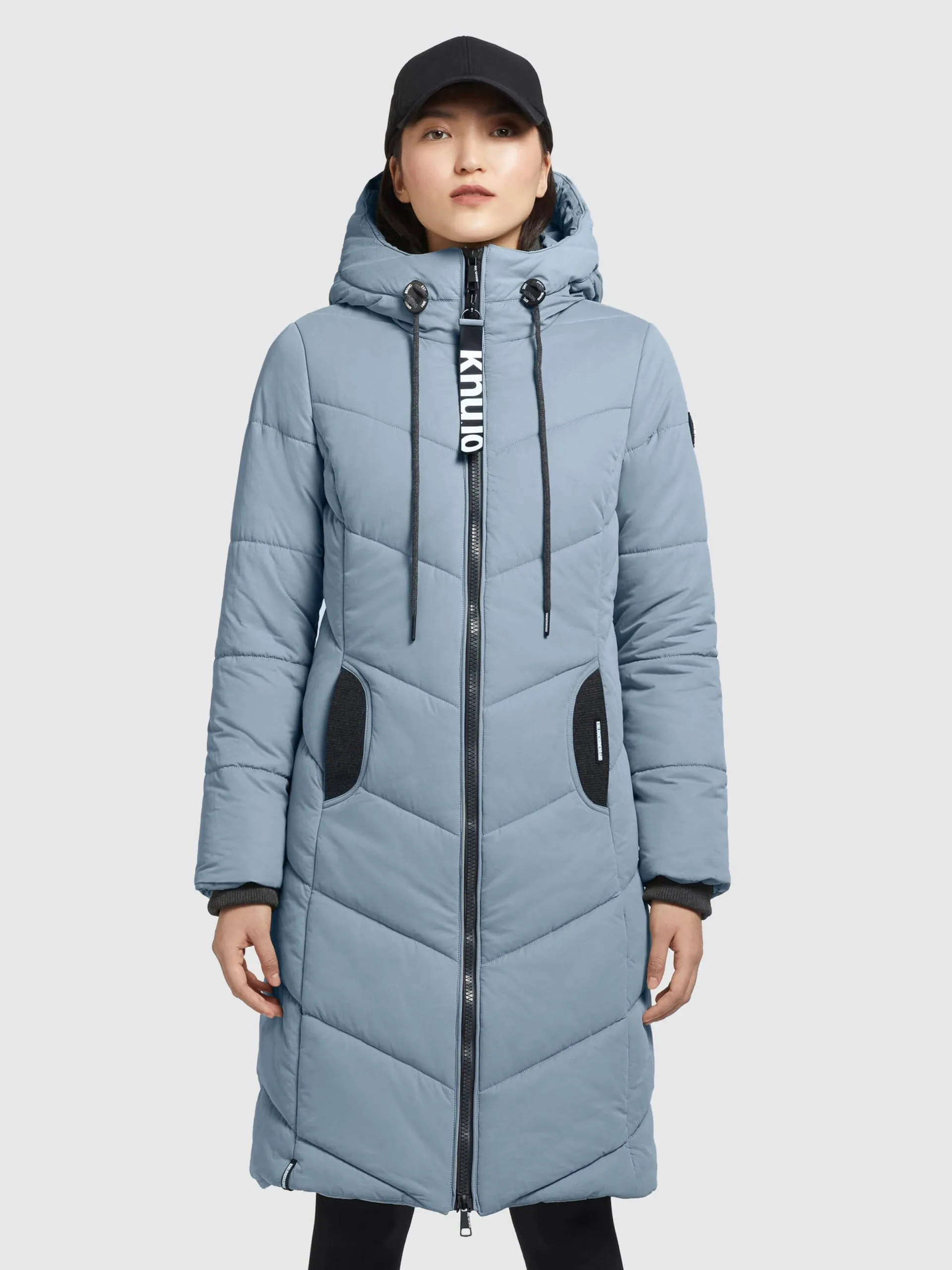 Khujo Wintermantels Wintermantel Aribay 3 Dames Duifblauw 2 Khujo Wintermantels Wintermantel Aribay 3 Dames Duifblauw - Afbeelding 2