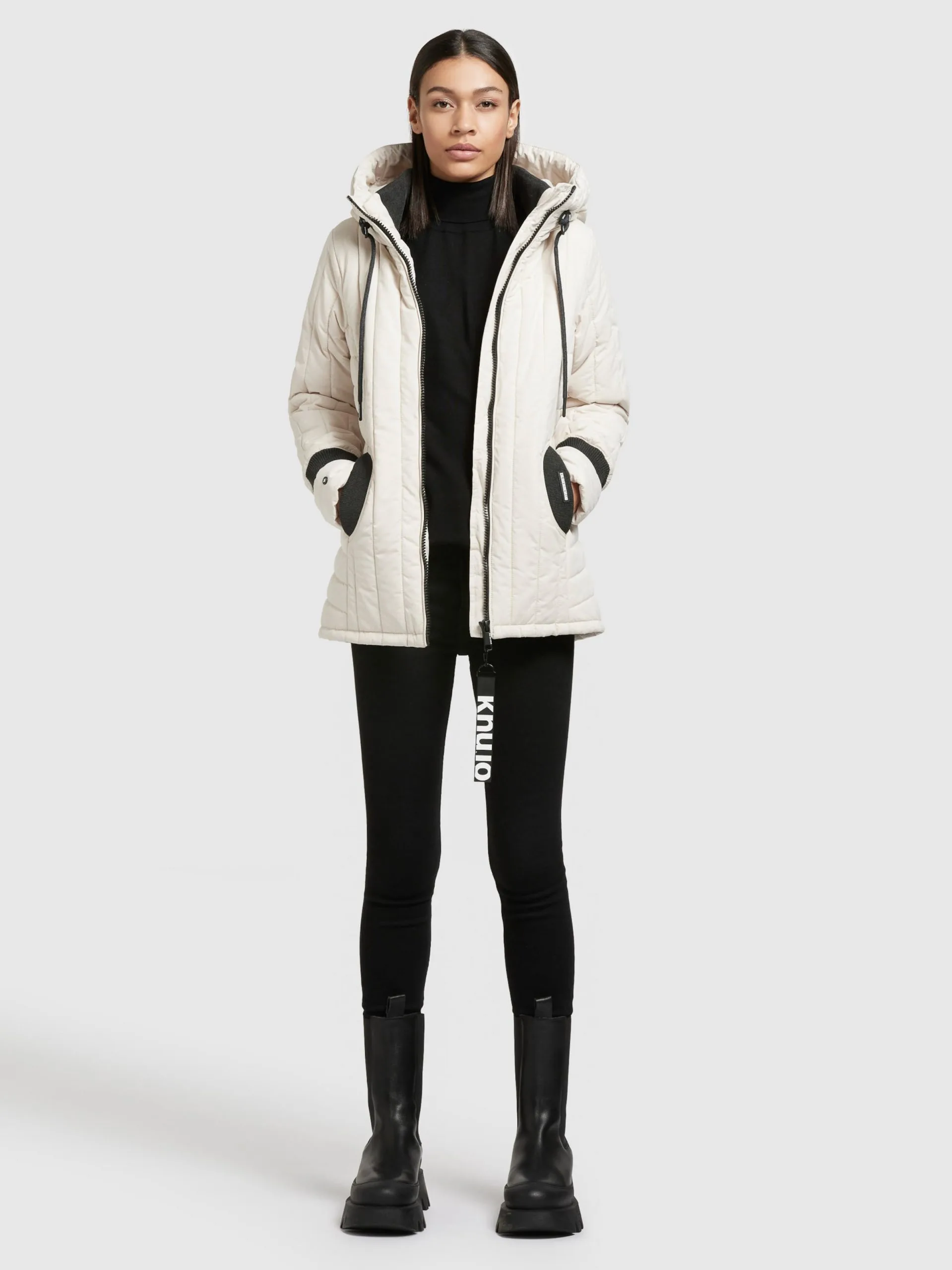 Khujo Tussenjassen Tussenjas Tweety Dames Offwhite 6 Khujo Tussenjassen Tussenjas Tweety Dames Offwhite - Afbeelding 6