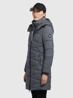 Khujo Tussenmantels Tussenmantel Fitt Light Dames Donkergrijs -Aanbiedingen Khujo Winkel 57d7c032413bacb10167f69d5a4dd514