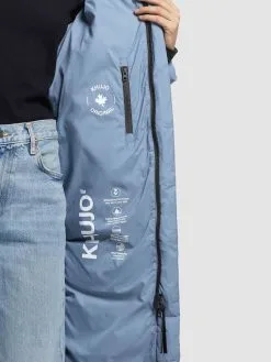 Khujo Wintermantels Wintermantel Julina Dames Lichtblauw -Aanbiedingen Khujo Winkel 59666665ca122eaee4887df531decd46