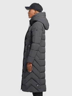 Khujo Wintermantels Wintermantel Gamber Dames Antraciet -Aanbiedingen Khujo Winkel 5bdc149669554b37e2825c5ae9a51ee7