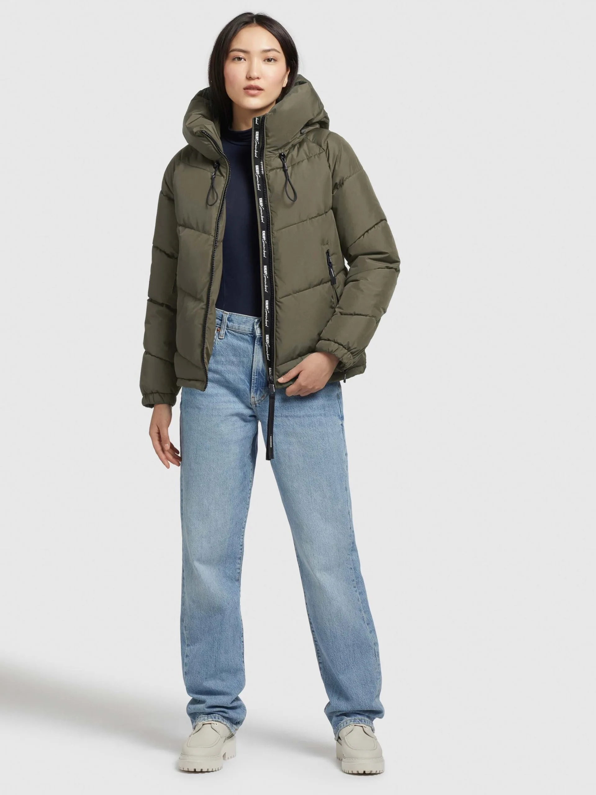 Khujo Winterjassen Winterjas Esila Dames Kaki 3 Khujo Winterjassen Winterjas Esila Dames Kaki - Afbeelding 3