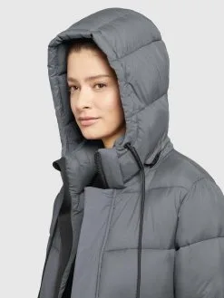 Khujo Wintermantels Wintermantel Julina Dames Donkergrijs -Aanbiedingen Khujo Winkel 5c8345a2cb467b3ff4d3ae589615f7cf