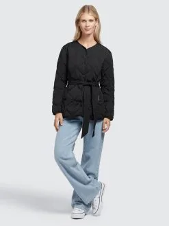 Khujo Tussenjassen Tussenjas Yuna Dames Zwart -Aanbiedingen Khujo Winkel 5c9d48169bdf9bd3b11c6caea253533b