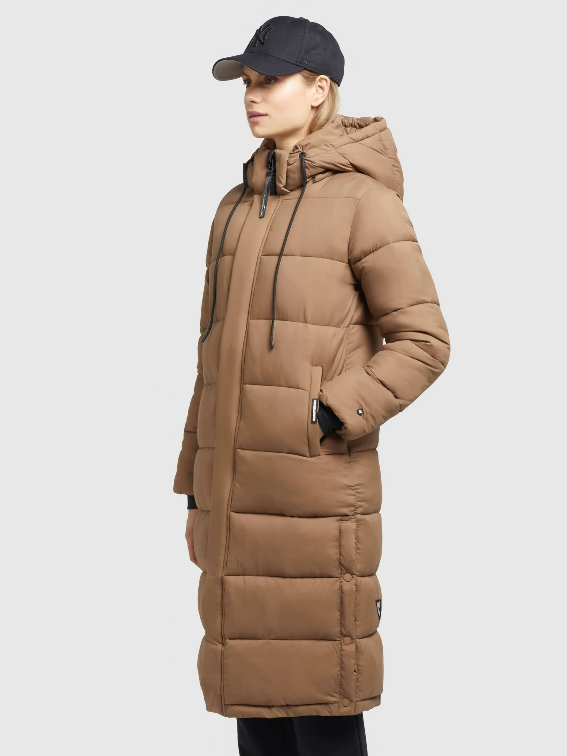 Khujo Wintermantels Wintermantel Julina Dames Lichtbruin 5 Khujo Wintermantels Wintermantel Julina Dames Lichtbruin - Afbeelding 5