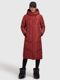 Khujo Tussenmantels Tussenmantel Dames Donkerrood -Aanbiedingen Khujo Winkel 5e1bfbe11b6b43ccb07adbd765037978