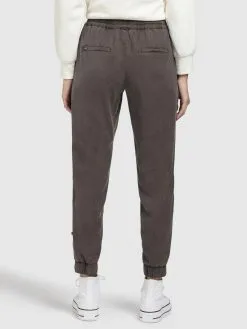 Khujo Pantalons Tapered Broek SANDI Dames Antraciet -Aanbiedingen Khujo Winkel 62224f0c9d4ef8224a0b72a3274ab9bf