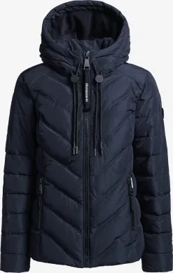 Khujo Tussenjassen Tussenjas Stern Dames Donkerblauw