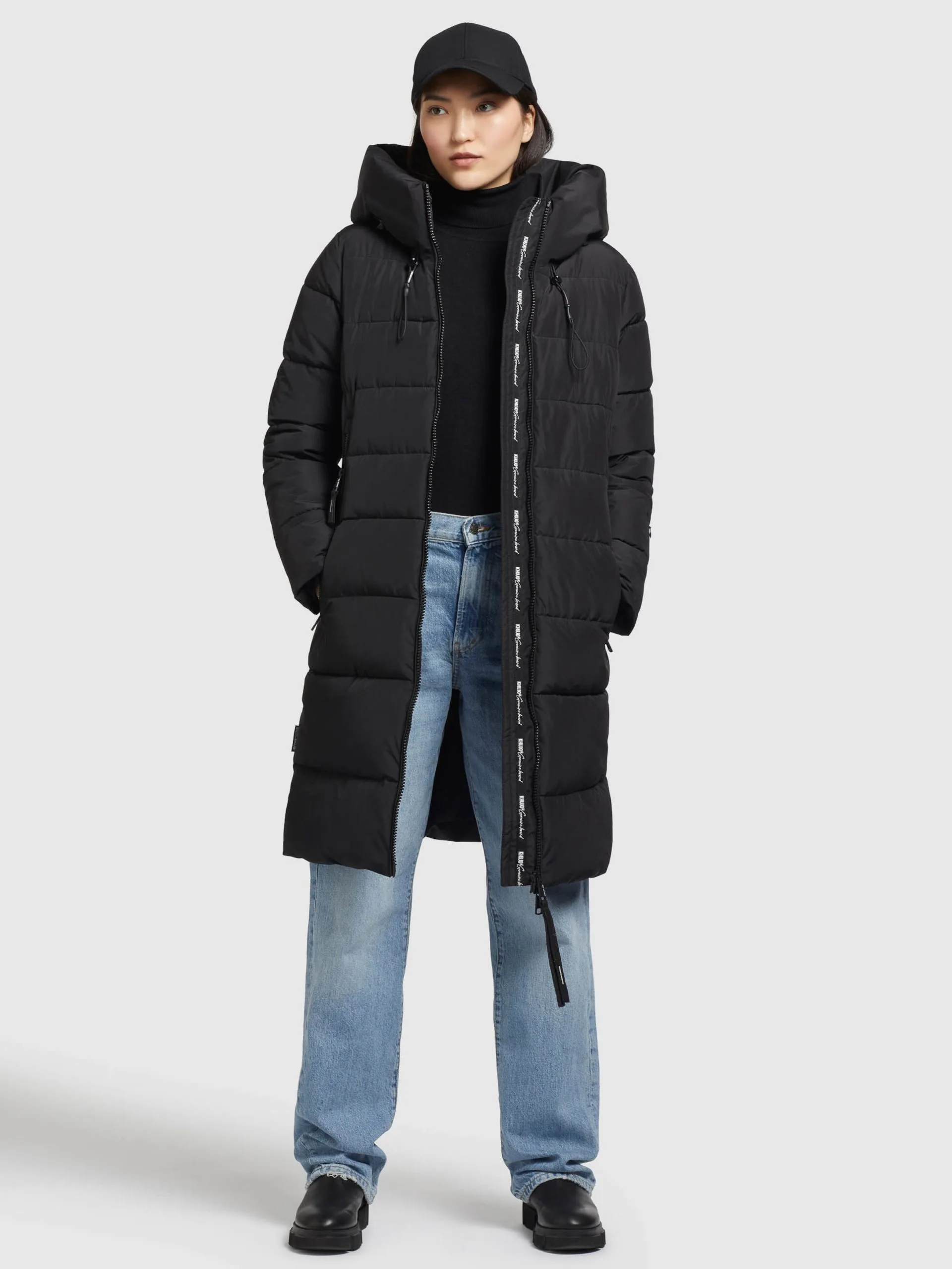 Khujo Wintermantels Wintermantel Jilias Dames Zwart 6 Khujo Wintermantels Wintermantel Jilias Dames Zwart - Afbeelding 6