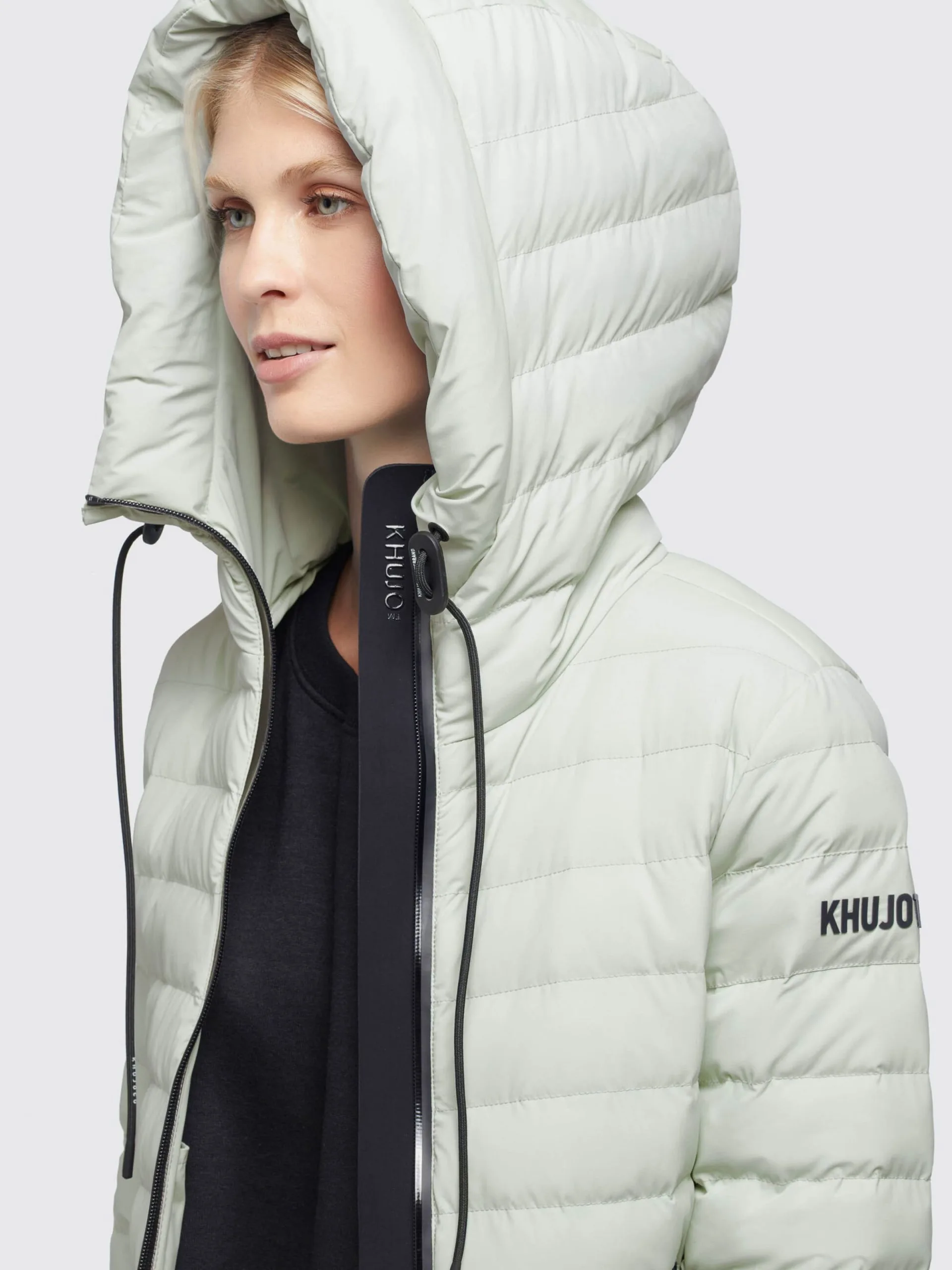 Khujo Tussenjassen Tussenjas LOVINA4 Dames Groen 7 Khujo Tussenjassen Tussenjas LOVINA4 Dames Groen - Afbeelding 7