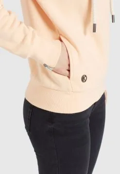 Khujo Hoodies Sweatshirt Tesia Dames Perzik -Aanbiedingen Khujo Winkel 68d1771a5a6a838265ad8c4c503a8c33
