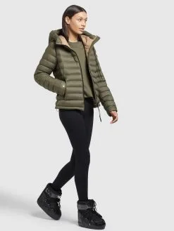 Khujo Winterjassen Winterjas Lovina Shine Dames Kaki -Aanbiedingen Khujo Winkel 6ad37bc5a05c6b77fd0fc8b83d77b57c