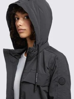 Khujo Tussenmantels Tussenmantel Voya3 Dames Zwart -Aanbiedingen Khujo Winkel 6b10aa23c0bc1d83961cf4bda9d185ac