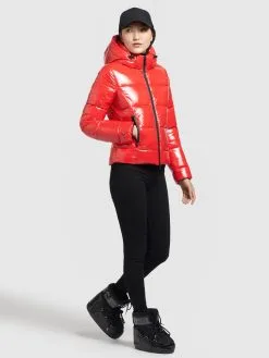 Khujo Winterjassen Winterjas Fala Dames Rood -Aanbiedingen Khujo Winkel 6b4eedde65ea6b68c4d2dba55e442adc