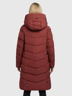 Khujo Tussenmantels Tussenmantel Klayd Dames Donkerrood -Aanbiedingen Khujo Winkel 6baee76422877b259679b771bf53336b