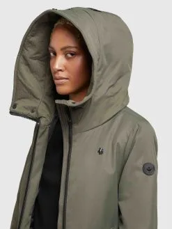 Khujo Tussenmantels Tussenmantel LISAD Dames Kaki -Aanbiedingen Khujo Winkel 6c9fa566bf470dcd7a03313c9b82f704