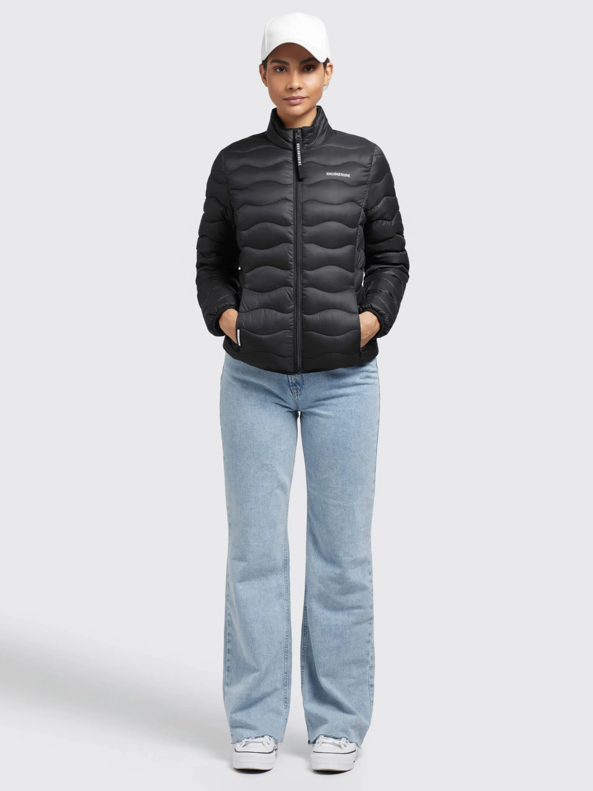 Khujo Tussenjassen Tussenjas Eleni Dames Zwart 3 Khujo Tussenjassen Tussenjas Eleni Dames Zwart - Afbeelding 3