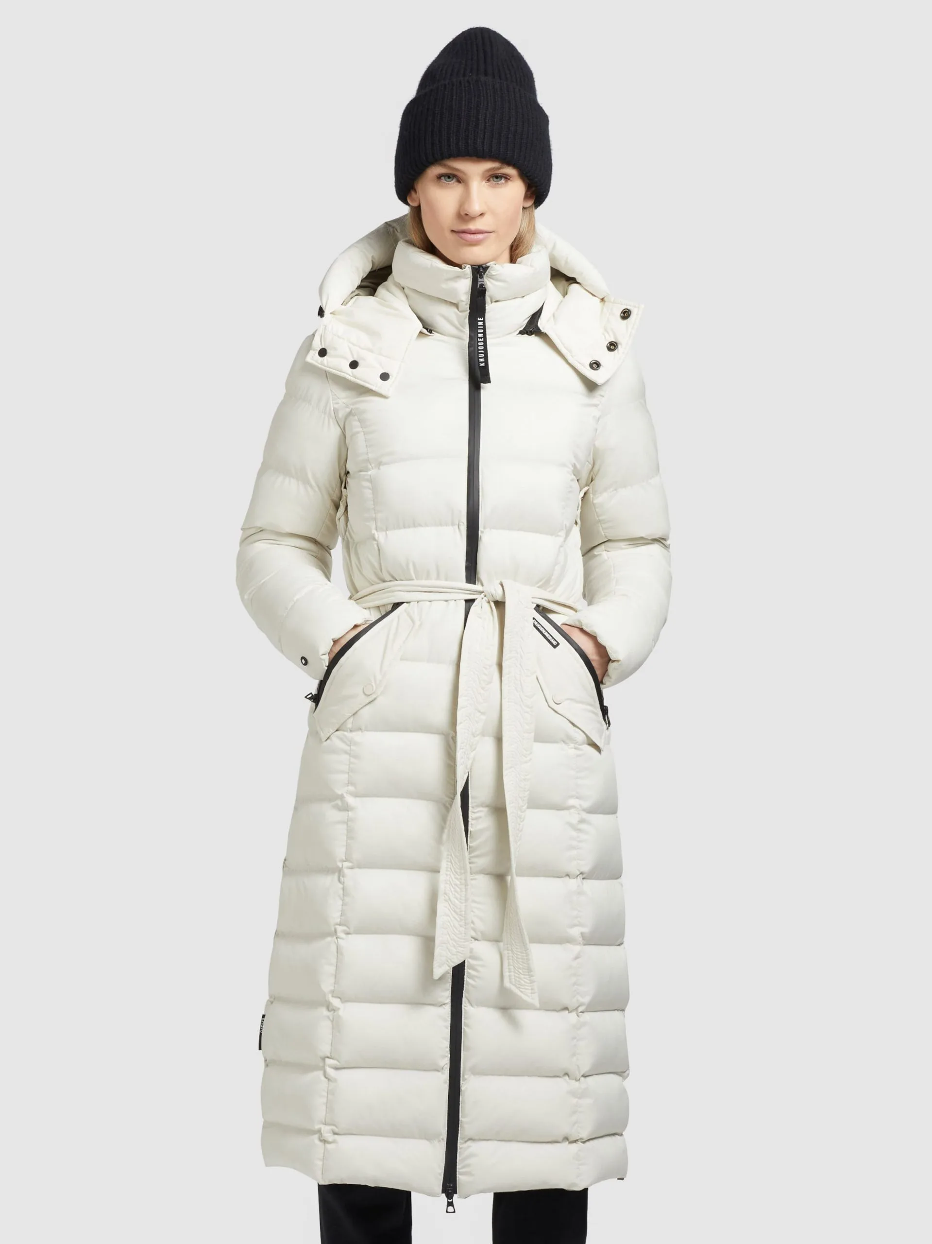 Khujo Wintermantels Wintermantel OLALLA MATT Dames Wolwit 2 Khujo Wintermantels Wintermantel OLALLA MATT Dames Wolwit - Afbeelding 2