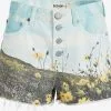Khujo Denim Shorts Loosefit Jeans Anouk Dames Gemengde Kleuren