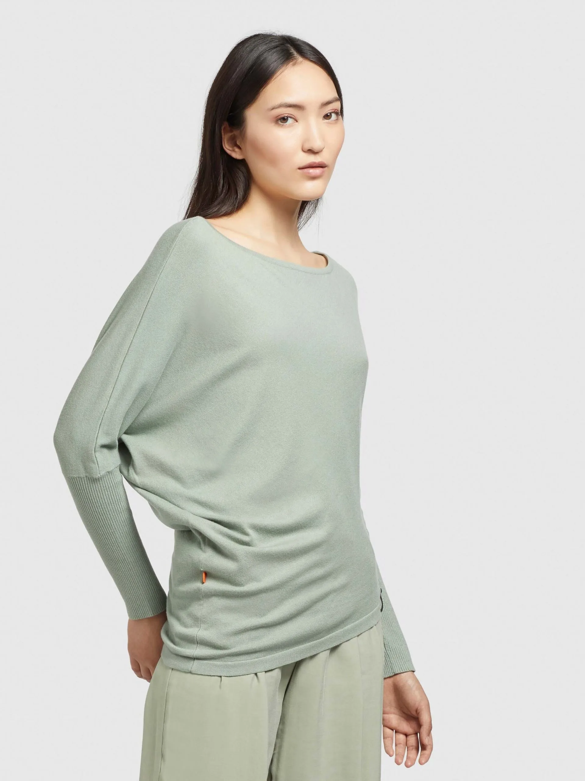 Khujo Fijngebreide Truien Trui Shea Dames Mintgroen 5 Khujo Fijngebreide Truien Trui Shea Dames Mintgroen - Afbeelding 5