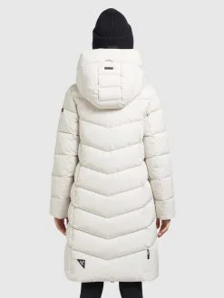 Khujo Tussenmantels Tussenmantel Klayd Dames Offwhite -Aanbiedingen Khujo Winkel 7541ea870882a81b0b45971376e8f997