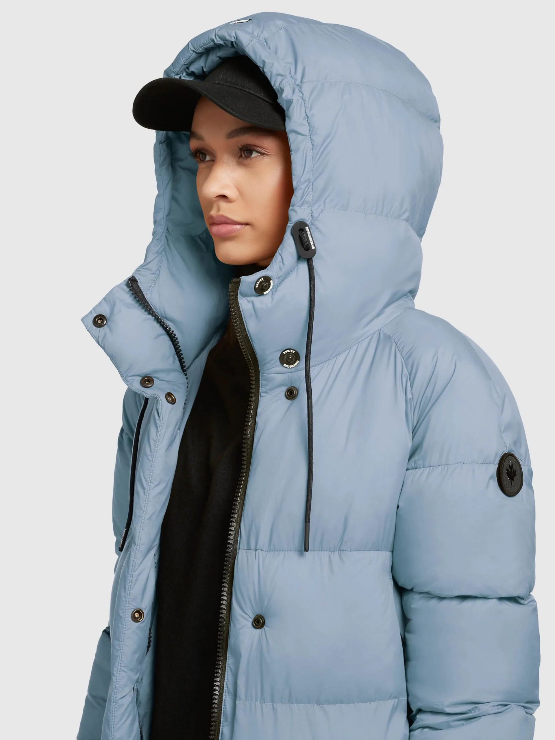 Khujo Wintermantels Wintermantel Dames Lichtblauw 8 Khujo Wintermantels Wintermantel Dames Lichtblauw - Afbeelding 8