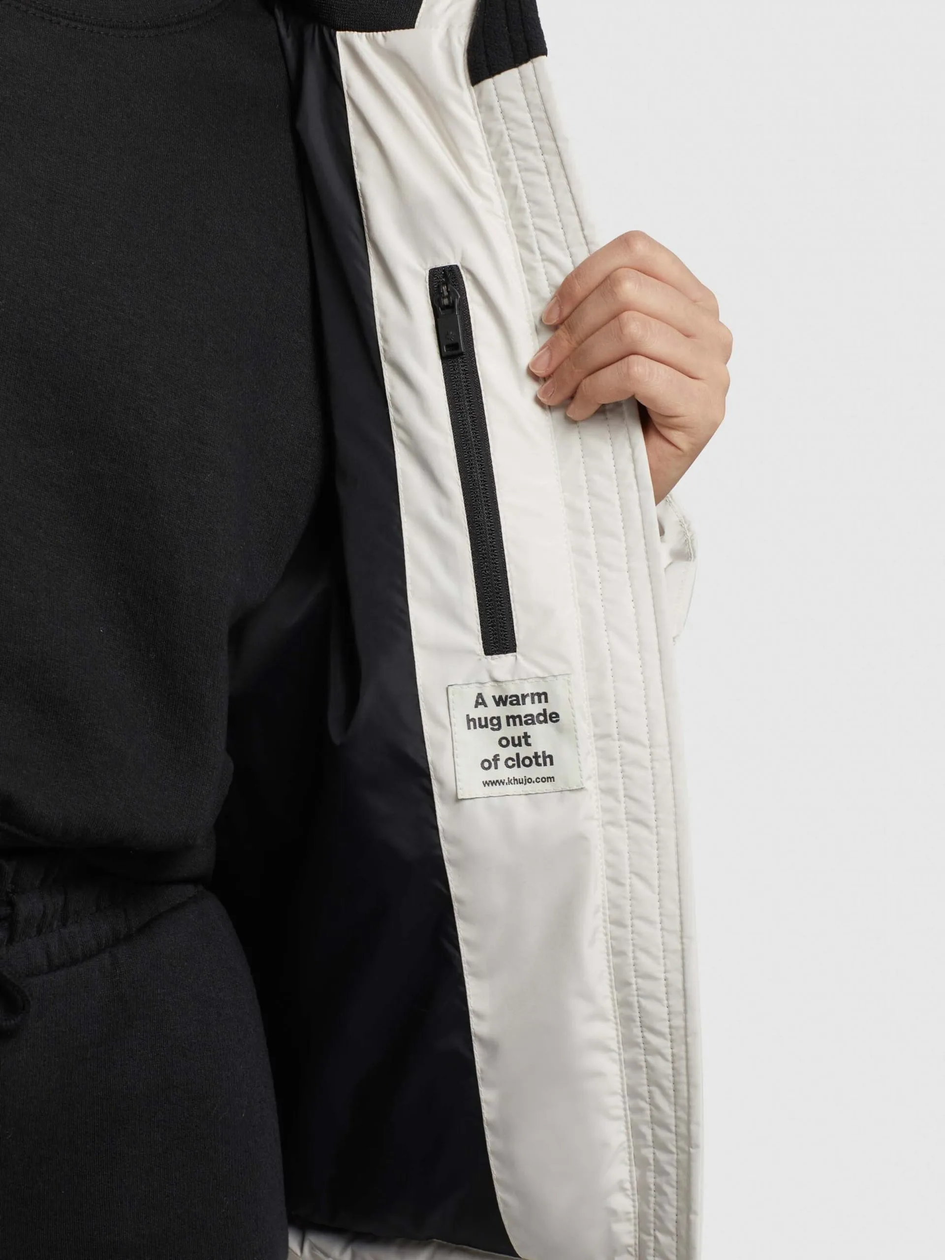 Khujo Winterjassen Winterjas Tuba Dames Offwhite 8 Khujo Winterjassen Winterjas Tuba Dames Offwhite - Afbeelding 8