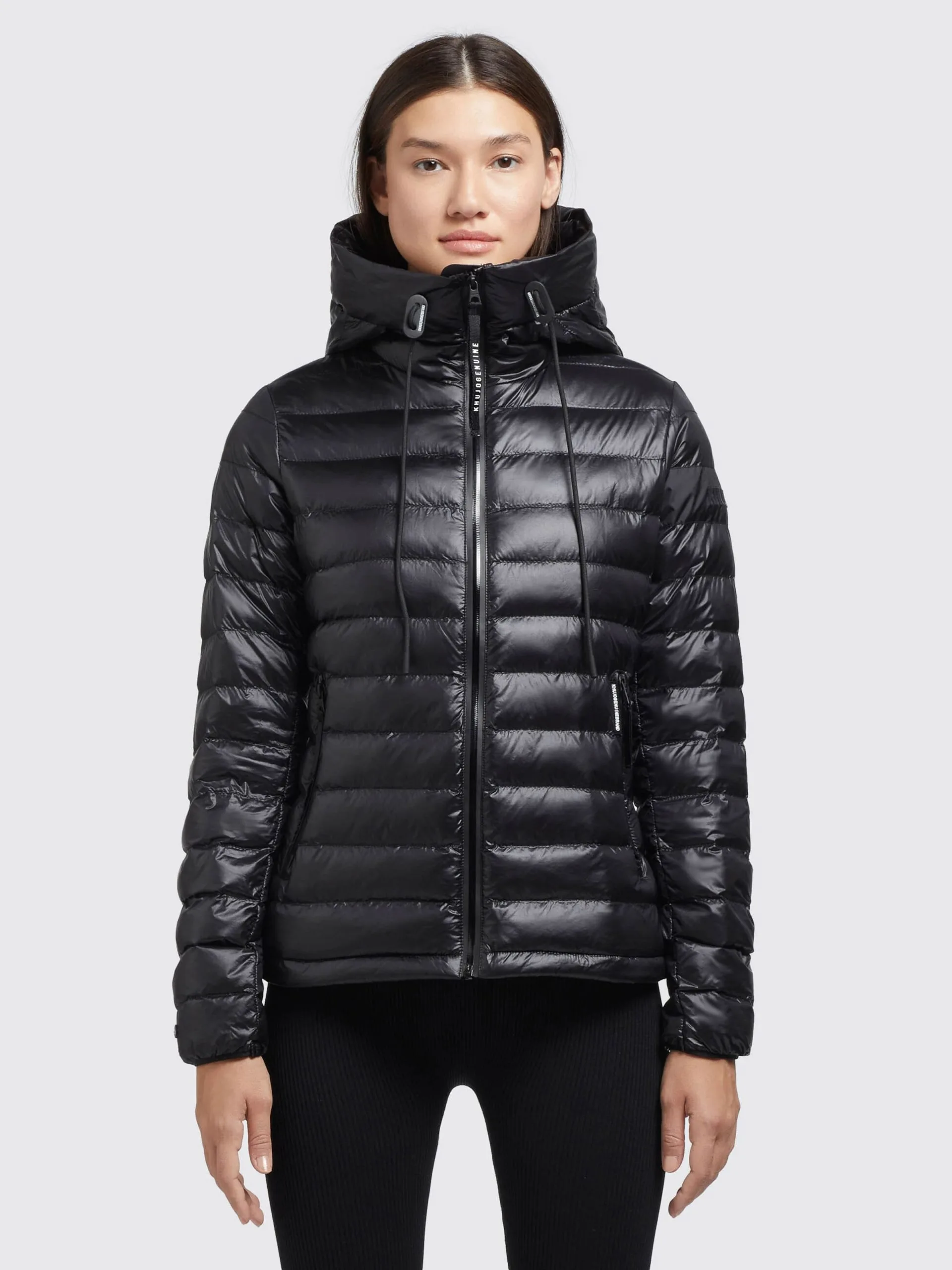 Khujo Tussenjassen Tussenjas Lovina Dames Zwart 2 Khujo Tussenjassen Tussenjas Lovina Dames Zwart - Afbeelding 2