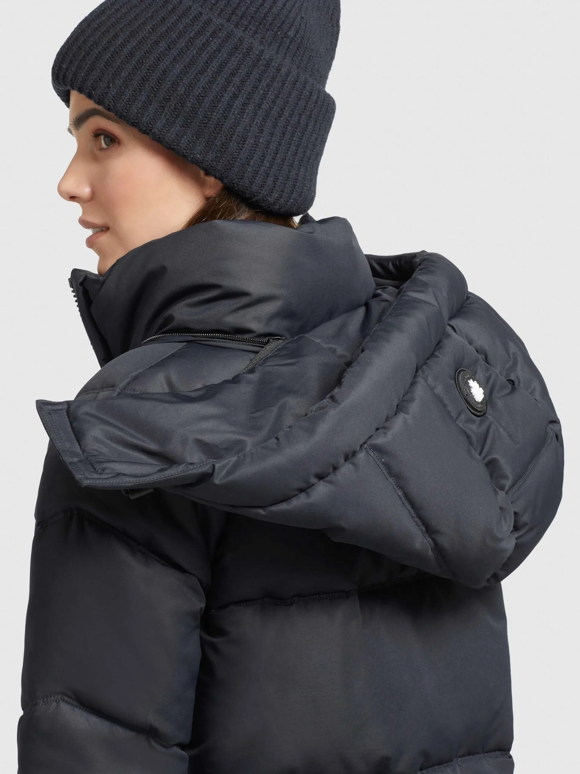 Khujo Winterjassen Winterjas Monty 2 Dames Nachtblauw 8 Khujo Winterjassen Winterjas Monty 2 Dames Nachtblauw - Afbeelding 8