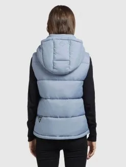 Khujo Bodywarmers Bodywarmer Eden Dames Lichtblauw -Aanbiedingen Khujo Winkel 7cc0de94426cd123ebfd4695bf0bee38