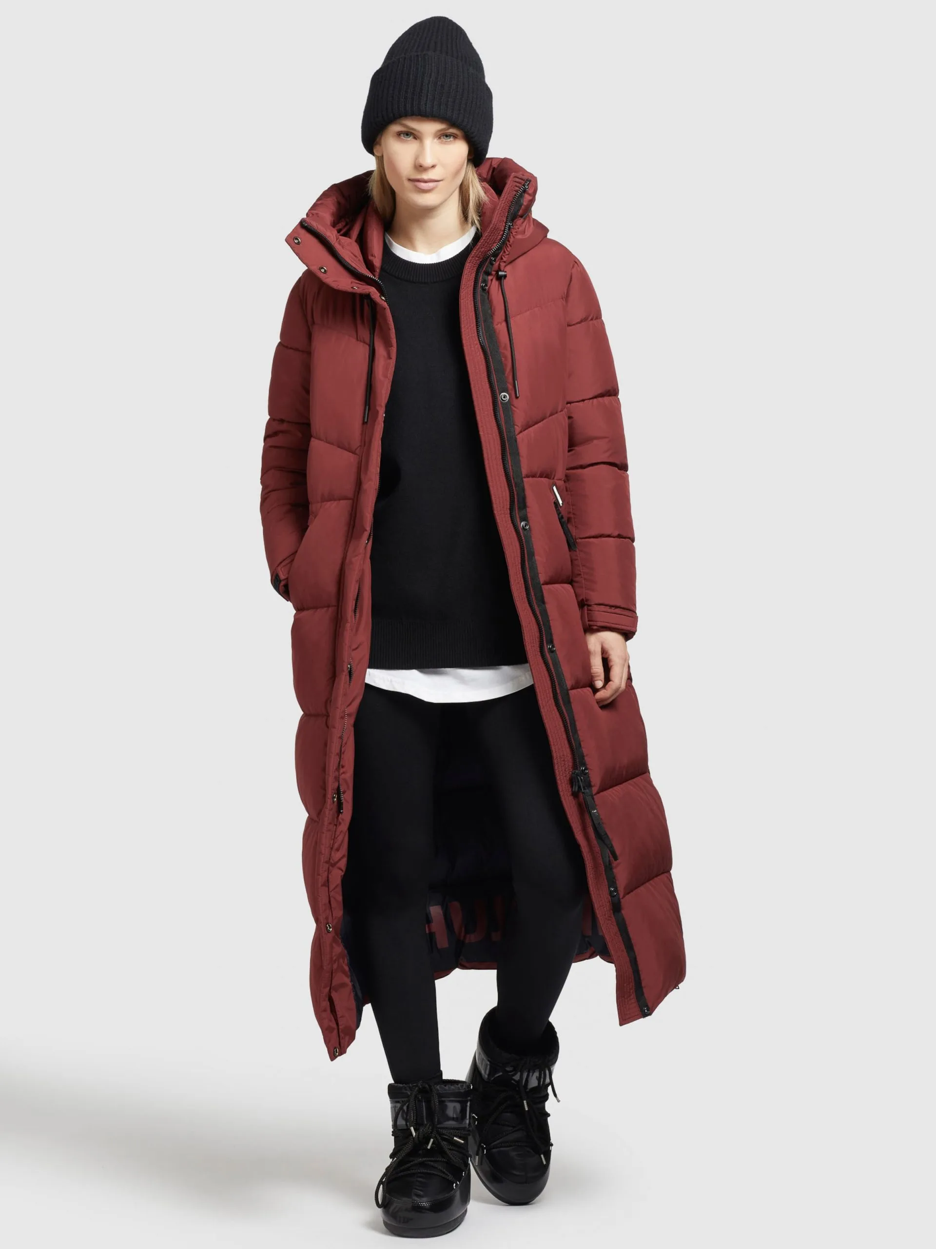 Khujo Wintermantels Wintermantel Shimanta 2 Dames Roestrood 3 Khujo Wintermantels Wintermantel Shimanta 2 Dames Roestrood - Afbeelding 3