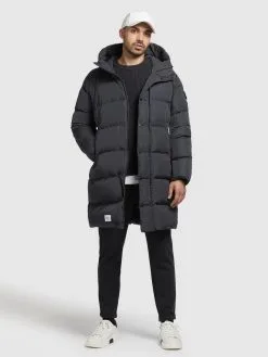 Khujo Outdoor Jassen Functionele Jas RAFI Heren Grafiet -Aanbiedingen Khujo Winkel 7daea455c5dc68043f51aca469bf5e18