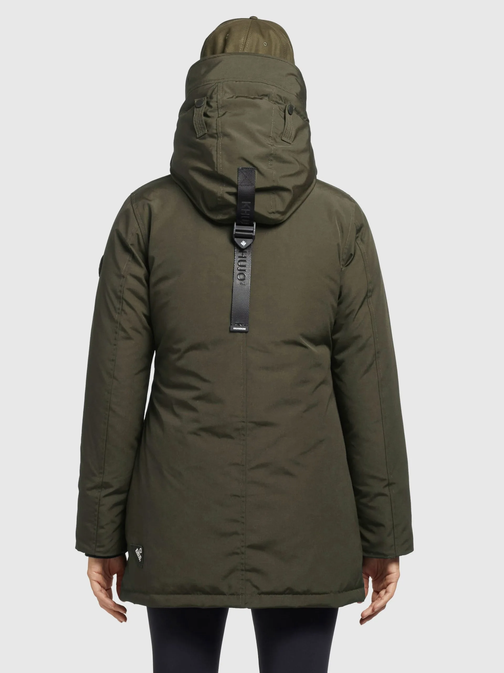 Khujo Winterjassen Winterjas Kanda 2 Dames Olijfgroen 4 Khujo Winterjassen Winterjas Kanda 2 Dames Olijfgroen - Afbeelding 4