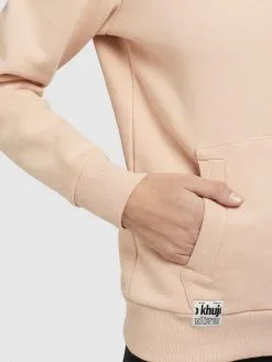 Khujo Hoodies Sweatshirt Rhabea Dames Abrikoos -Aanbiedingen Khujo Winkel 7ffd4f7e7796437d50038c0b839efc6b