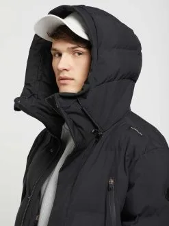 Khujo Winterjassen Winterjas Clide Heren Zwart -Aanbiedingen Khujo Winkel 823efd13beb0ea707e9d2066d8eb3421